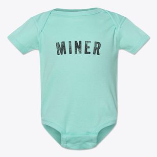 Miner Missouri Timeless Retro Baby Onesie
