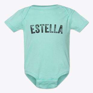 Estella Wisconsin Timeless Retro Baby Onesie