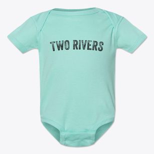 Two Rivers Alaska Timeless Retro Baby Onesie