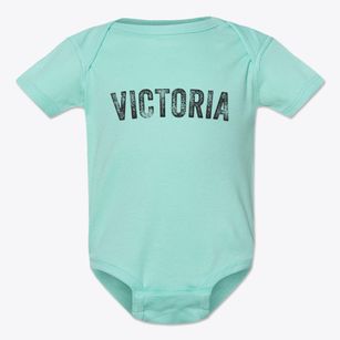 Victoria Illinois Timeless Retro Baby Onesie