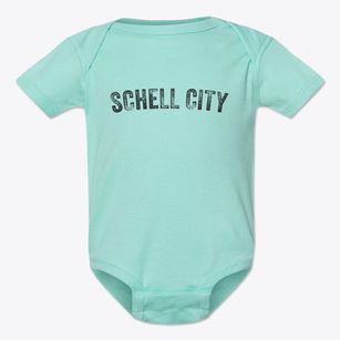 Schell City Missouri Timeless Retro Baby Onesie