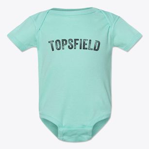 Topsfield Maine Timeless Retro Baby Onesie