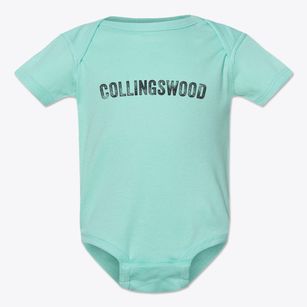 Collingswood New Jersey Timeless Retro Baby Onesie