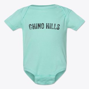 Chino Hills California Timeless Retro Baby Onesie