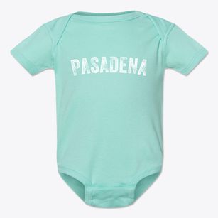 Pasadena California Timeless Retro Baby Onesie