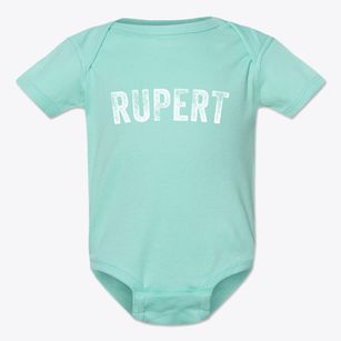 Rupert West Virginia Timeless Retro Baby Onesie