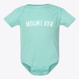 Mount Ayr Indiana Timeless Retro Baby Onesie