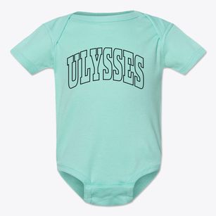Ulysses Kansas Trendy Block Baby Onesie