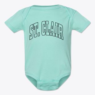 St. Clair Missouri Trendy Block Baby Onesie