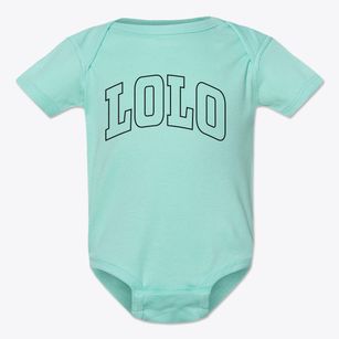 Lolo Montana Trendy Block Baby Onesie