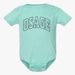 Osage Iowa Trendy Block Baby Onesie