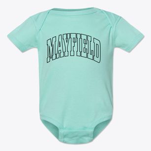 Mayfield Ohio Trendy Block Baby Onesie