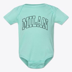 Milan New Mexico Trendy Block Baby Onesie