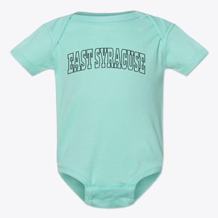 East Syracuse New York Trendy Block Baby Onesie