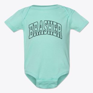 Brasher New York Trendy Block Baby Onesie