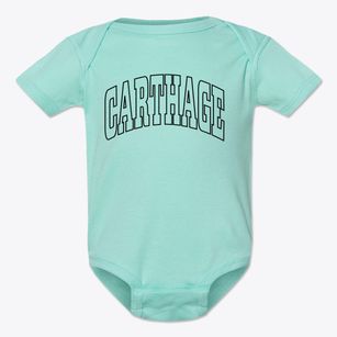 Carthage Tennessee Trendy Block Baby Onesie