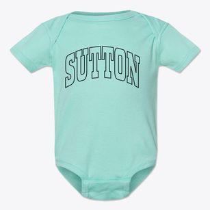 Sutton New Hampshire Trendy Block Baby Onesie