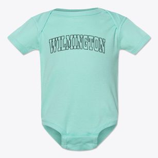 Wilmington Vermont Trendy Block Baby Onesie