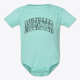 Muenster Texas Trendy Block Baby Onesie