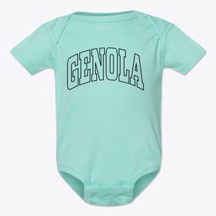 Genola Utah Trendy Block Baby Onesie