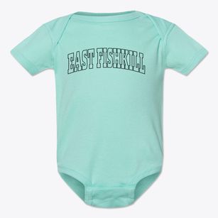 East Fishkill New York Trendy Block Baby Onesie