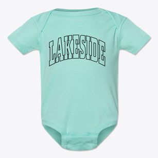Lakeside Texas Trendy Block Baby Onesie