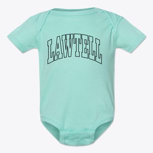 Lawtell Louisiana Trendy Block Baby Onesie