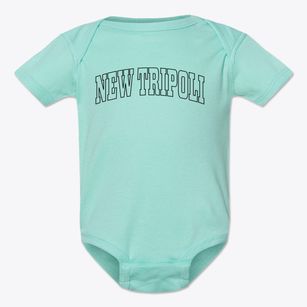 New Tripoli Pennsylvania Trendy Block Baby Onesie
