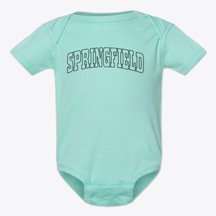 Springfield Illinois Trendy Block Baby Onesie