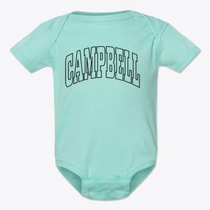 Campbell Texas Trendy Block Baby Onesie