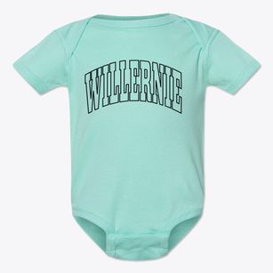 Willernie Minnesota Trendy Block Baby Onesie