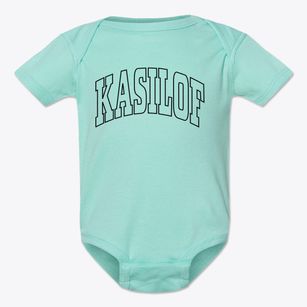 Kasilof Alaska Trendy Block Baby Onesie
