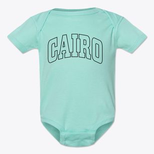 Cairo Missouri Trendy Block Baby Onesie
