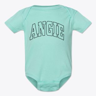 Angie Louisiana Trendy Block Baby Onesie
