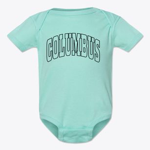 Columbus Kentucky Trendy Block Baby Onesie