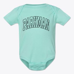 Parkman Wyoming Trendy Block Baby Onesie