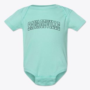 Savageville Virginia Trendy Block Baby Onesie