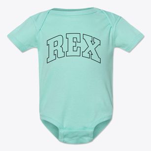 Rex North Carolina Trendy Block Baby Onesie