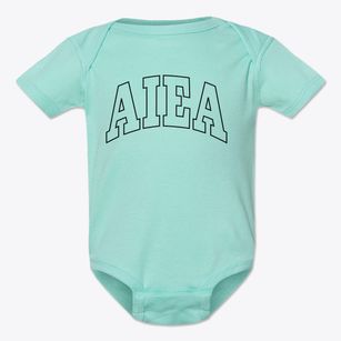 Aiea Hawaii Trendy Block Baby Onesie