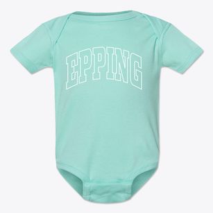Epping New Hampshire Trendy Block Baby Onesie
