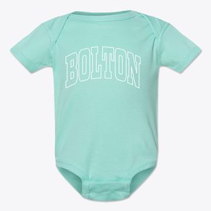 Bolton North Carolina Trendy Block Baby Onesie