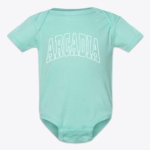 Arcadia Ohio Trendy Block Baby Onesie