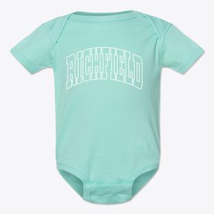 Richfield Idaho Trendy Block Baby Onesie