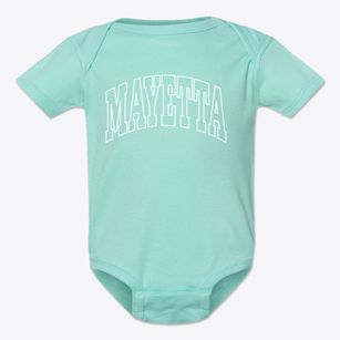 Mayetta Kansas Trendy Block Baby Onesie