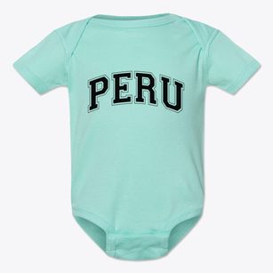 Peru New York Varsity Baby Onesie