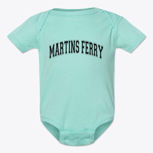 Martins Ferry Ohio Varsity Baby Onesie