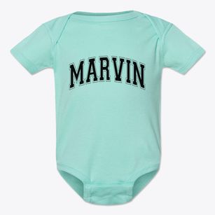 Marvin North Carolina Varsity Baby Onesie