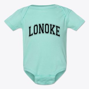 Lonoke Arkansas Varsity Baby Onesie
