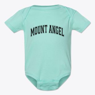 Mount Angel Oregon Varsity Baby Onesie