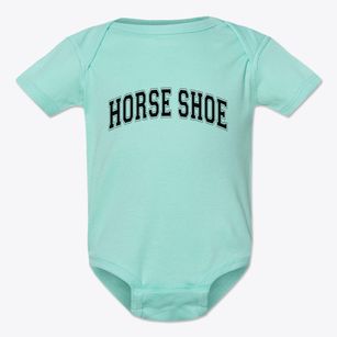 Horse Shoe North Carolina Varsity Baby Onesie